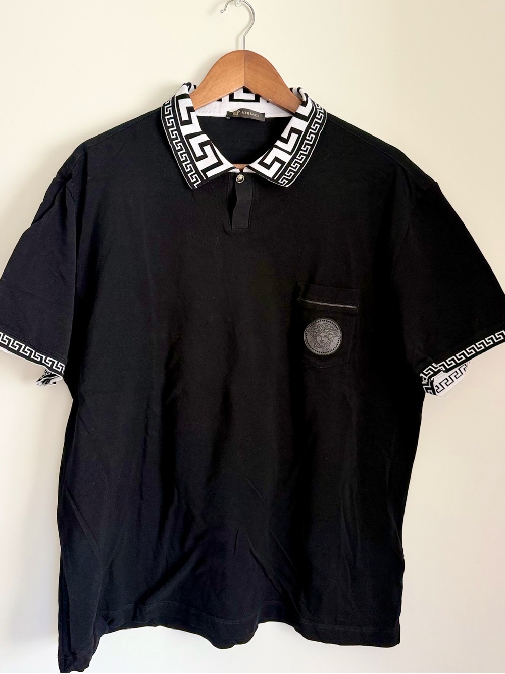 🖤 Authentic Gianni Versace Polo — Made in Italy | 4XL